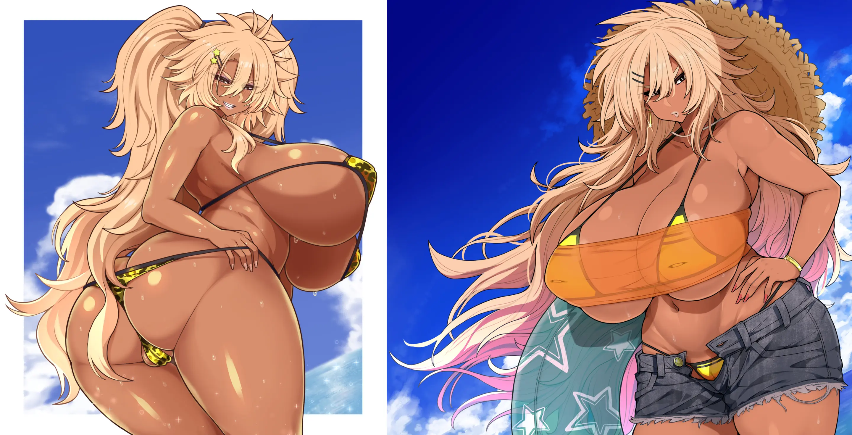Nanda Kanda Otaku-Kun To Kita Umi Ga Tanoshimi De Hayaku Issho Ni Oyogitai Kuro Gal Yankee | 이러니 저러니 해도 오타쿠 군과 온 바다가 재밌어서 빨리 같이 수영하고 싶은 흑갸루 양키